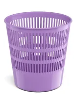 Корзина для бумаг 12л "Pastel" сетчатая, пластик, фиолетовый, ErichKrause