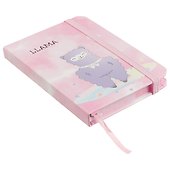 Записная книжка «Lucky lama» А7, 80 листов в клетку, в ассортименте - 1