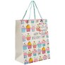 Пакет А5 23*18*10 "Bright birthday" нейтр., бум.мат.ламинат, ассорти