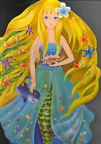 Маленькая русалочка: книжка-вырубка