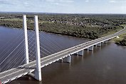 Почтовая открытка "Череповец. Архангельский мост"