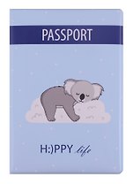 Обложка для паспорта Коала на облачке (ОП2018-203)