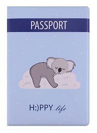 Обложка для паспорта Коала на облачке (ОП2018-203)
