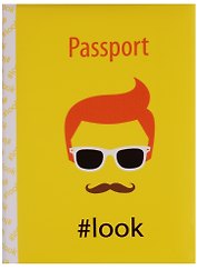 Обложка для паспорта #look (ПВХ бокс)