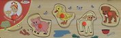 Рамка-вкладыш деревян. Детеныши животных (E03-3689) (149952) (29х10) (Играем вместе)