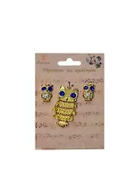 Набор д/творчества РУКОДЕЛИЕ Украшения д/скрапбукинга Металлические шармы (сова) 46*25, 20*13мм