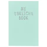 Скетчбук «My Sketchbook», мятный, 120 листов