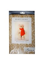 Набор для изготов. текстильной игрушки Bear's Story Мишка (B002) (23см) (Ваниль) (упаковка)