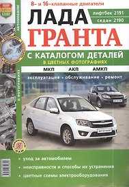ВАЗ Lada Granta. Руководство по эксплуатации, обслуживанию и ремонту в цветных фотографиях. С каталогом запасных частей