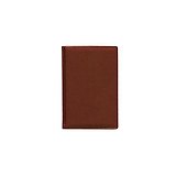 Алфавитная книга А6 96л 85*145 "Корсика" коричневая, inФОРМАТ