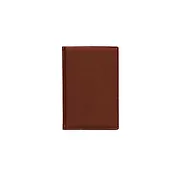 Алфавитная книга А6 96л 85*145 "Корсика" коричневая, inФОРМАТ