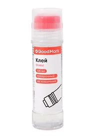 Клей канцелярский GoodMark, 125 мл, прозрачный