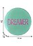 Значок круглый Dreamer (мятный) (металл) (38см) (ЗН2021-005) - 1