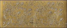 Контурные наклейки Листья и соцветья (190900) (лист) (зол.) (10х23см)