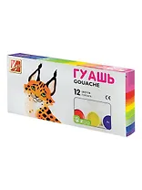 Гуашь ЗОО Mini, 12 цветов, 15мл, Луч