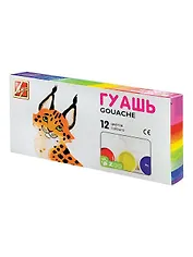 Гуашь ЗОО Mini, 12 цветов, 15мл, Луч