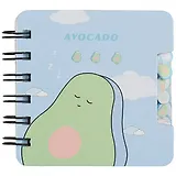 Записная книжка "Авокадо", А7, 55 листов, линейка