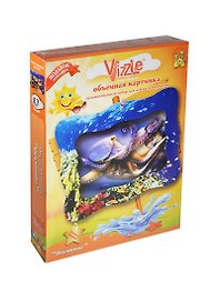 Объемная картинка Vizzle Осьминог (К0002) (250х195) (17дет.) (Kids) (5+) (коробка)