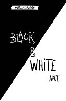 Блокнот «Black&White Note», 192 страницы, 14 х 19.5 см