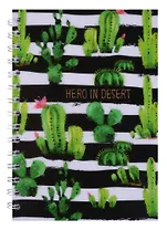 Тетрадь в клетку Hai Bin, Cactus, 96 листов, в ассортименте