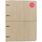 Тетрадь на кольцах в клетку InFolio, Wood, А4, 120 листов