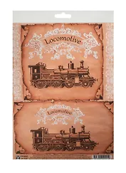 Декупажная карта Локомотив (S-021) (упаковка)
