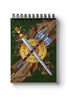 Блокнот для записей. Скетчбук Руны-карты. Голоса Вальхаллы