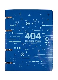 Тетрадь на кольцах «ERROR 404» 80 листов в клетку, А5, сменный блок - Unnika