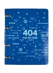 Тетрадь на кольцах в клетку Unnika, Error 404, 80 листов