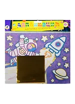 Картинка из фольги Ракета (2773) (Аппликация) (набор д/творчества) (4+) (упаковка)