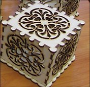 Шкатулка квадратная для декупажа (12342)