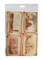 Декупажная карта Храм Открытки из путешествий (А4) (Karal637) (упаковка)