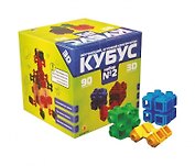 Конструктор «Кубус №2» 90 деталей, обучающий, Биплант