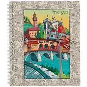 Тетрадь в клетку Unnika, "Город-сказка", 80 листов, в ассортименте