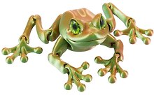 Фигурка 3D Лягушка Аглая (пластик) (9х14) (207)