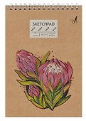 Скетчбук «Flower», А5, 40 листов, 120 г/м2, Paper Art - 0