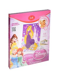 Набор для росписи по холсту Рапунцель (Disney Принцесса) (53694) (25х30см) (Делай с мамой) (7+) (коробка)