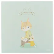 Скетчбук «Кот и котёнок», 160 страниц, 21 х 21 см