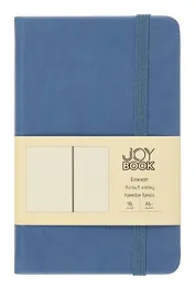 Записная книжка А6- 96л лин. "JOY BOOK. Летние сумерки" 7БЦ, иск.кожа, тонир.форзац, тонир.блок, скругл.углы, сшит.блок, ляссе, резинка, карман на задн.форзаце