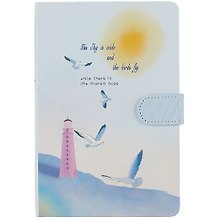 Книга для записей «Небо и чайки Sky Is Wide», А5, 128 листов, с магнитной застежкой