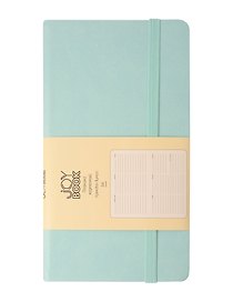 Планинг недат. 64л "Joy Book" сахарный лед, карманный, иск.кожа 7Б, скругл.углы, тонир.блок, резинка, офсет, ляссе