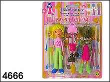Кукла конструктор Подружка (4666) (4 ассорт.) (упаковка)