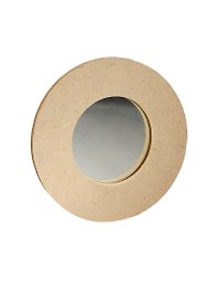 Зеркало №10 круглок в круге из МДФ  (зеркало вынимается) (АН6140092) (22х22см/12х12см)