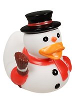 Игрушка для купания LiLaLu Уточка снеговик