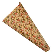 Бумага упаковочная 70*100см "Цветочный узор" глянц., инд.уп.