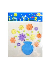 Игрушка разв. ALTACTO creative Ваза с цветами (ACR1504-116) (20х20х0,3см) (3+) (упаковка)