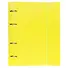Тетрадь 120 листов, клетка, "Line neon" желтая, на кольцах, на резинке - 0