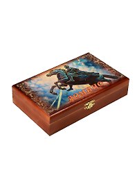Игра Домино в деревянной шкатулке Медный всадник (21х13х5) (123-084)