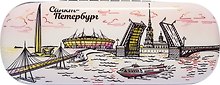 Чехол для очков СПб. Лахта-центр, мосты, Петропавловка, рис.