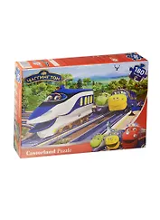 Пазлы 180 Чаггингтон Электровоз Зак с друзьями (7+) (B-PU18027) (32х23см) (коробка) (Castorland Puzzle)